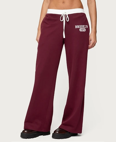 Edikted Womens Brookie Sweatpants