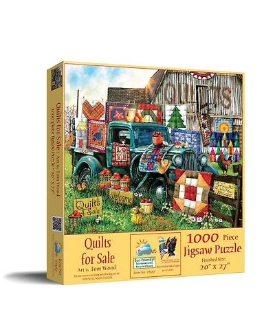 Quilts for Sale 1000 piece Jigsaw Puzzle