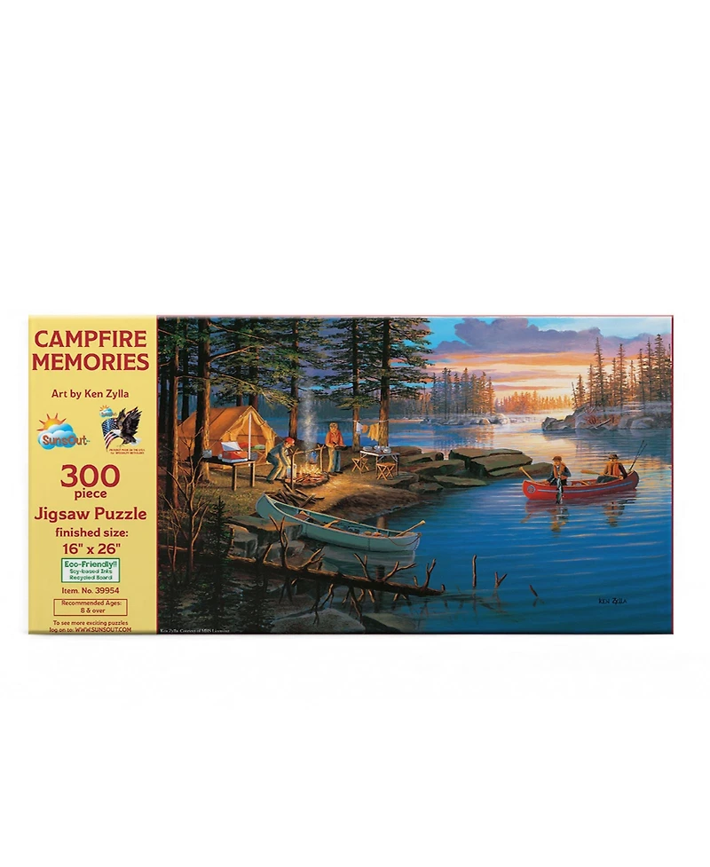 SunsOut Campfire Memories 300 piece Jigsaw Puzzle for Adults