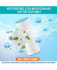 Hurricane 4 Pack HF7459-04 Advanced Pool and Spa Filter Cartridge Replacement