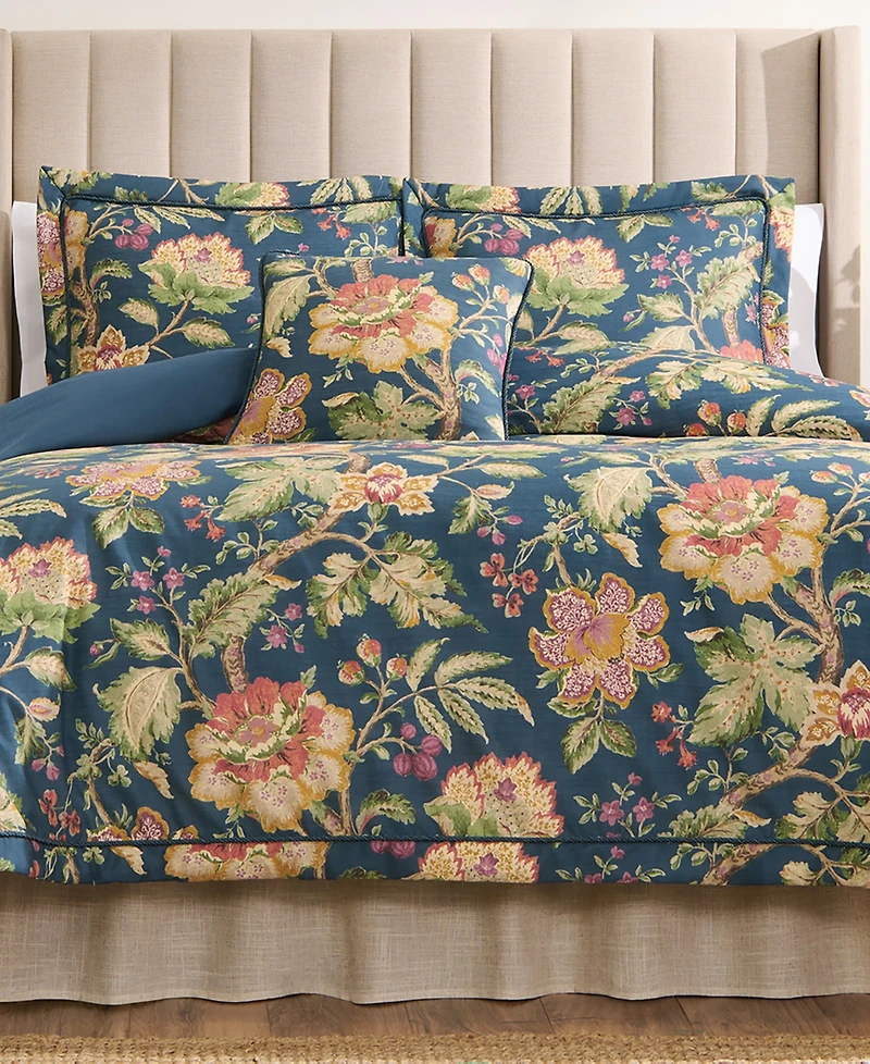 Rose Tree Secret Garden Floral 4-Pc. Comforter Set