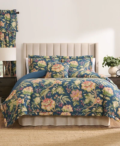 Rose Tree Secret Garden Floral 4-Pc. Comforter Set