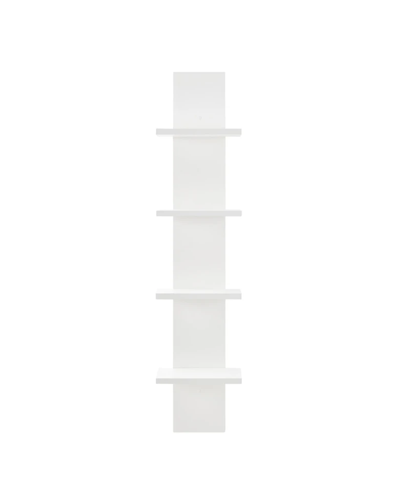Danya B Arica Utility Column 4-Tier Spine Wall Shelves