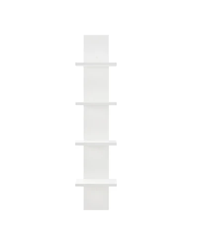 Danya B Arica Utility Column 4-Tier Spine Wall Shelves