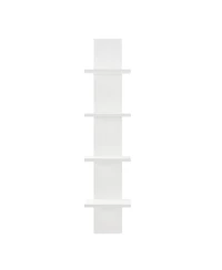 Danya B Arica Utility Column 4-Tier Spine Wall Shelves