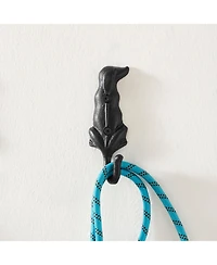 Danya B 4 Piece Dog Wagging Tail Decorative Wall Hook Set