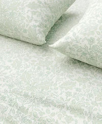 Linery & Co. Ultra-Soft Turkish Cotton Flannel Winter Floral Print Sheet Set