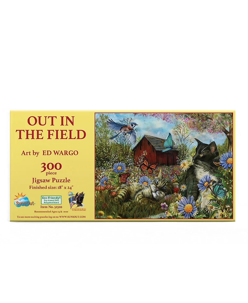 SunsOut Out in the Field 300 piece Jigsaw Puzzle for Adults