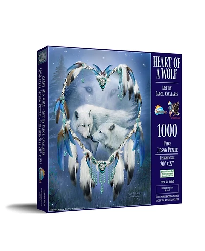 SunsOut Heart of a Wolf 1000 piece Jigsaw Puzzle for Adults