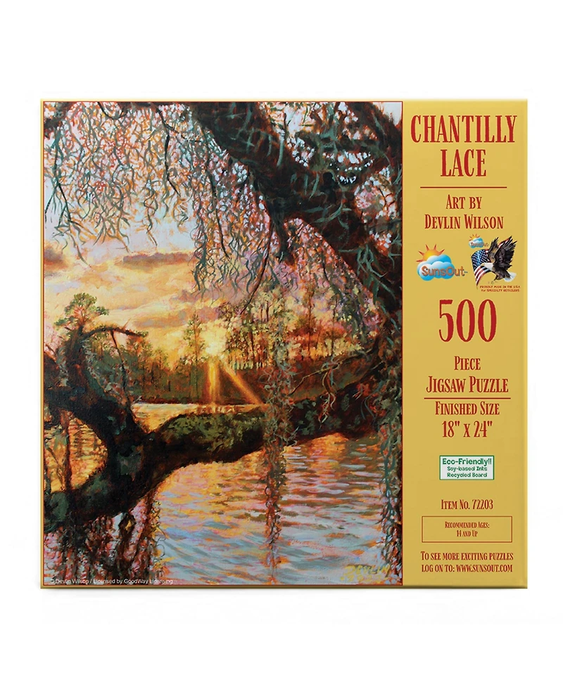 SunsOut Chantilly Lace 550 piece Jigsaw Puzzle for Adults