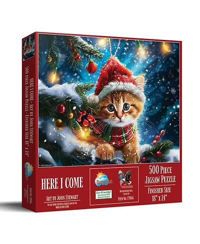 SunsOut Here I Come 500 piece Jigsaw Puzzle for Adults Christmas