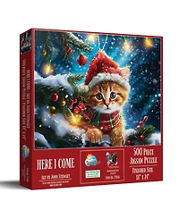 SunsOut Here I Come 500 piece Jigsaw Puzzle for Adults Christmas