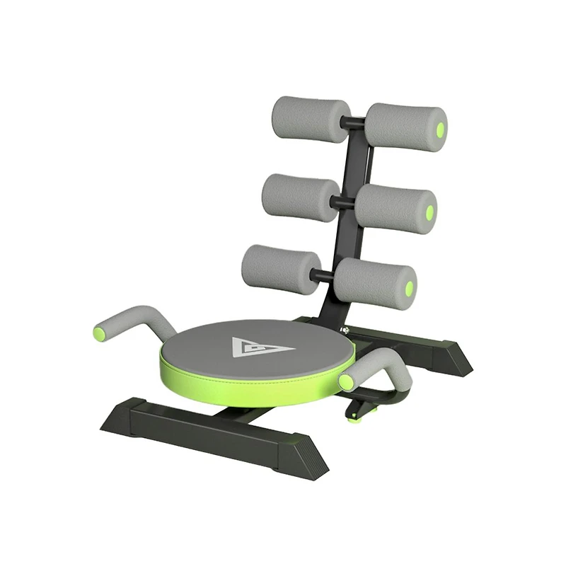 Artudatech Foldable Ab Machine with Twisting & Crunching, Core Trainer Adjustable Height and Back Support