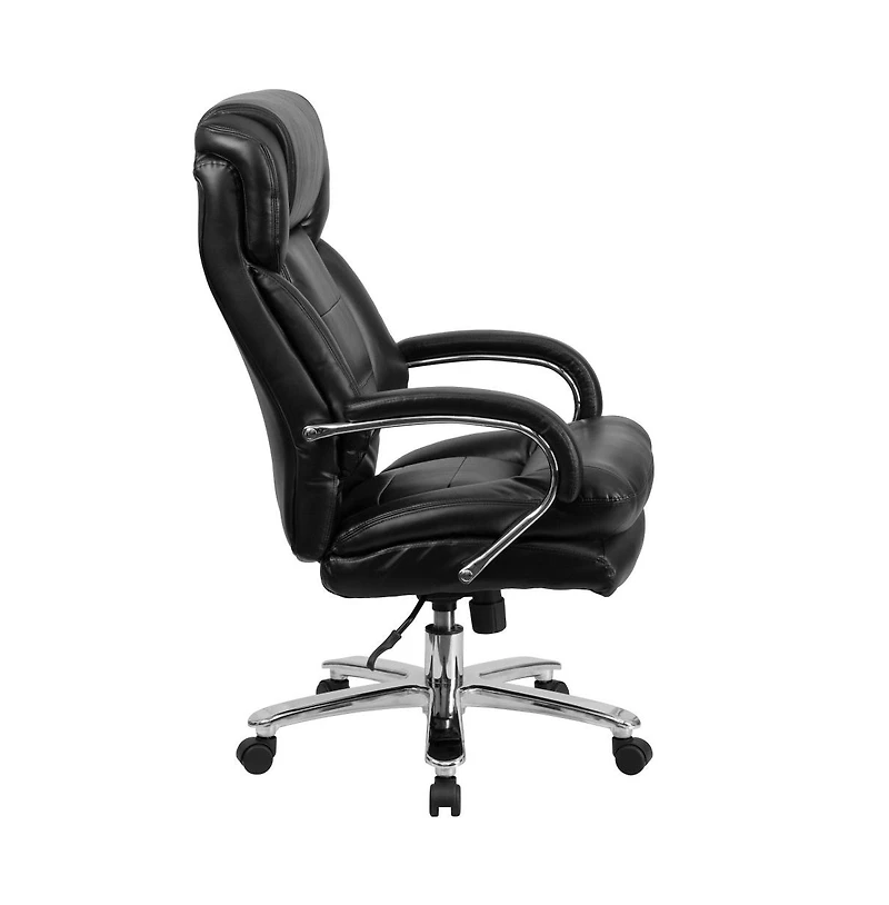 Emma+Oliver 24/7 500 lb. Big & Tall Executive Swivel Ergonomic Office Chair with Loop Arms