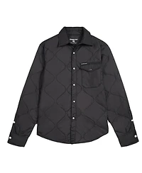 Members Only Men's Quilted Shirt Jacket