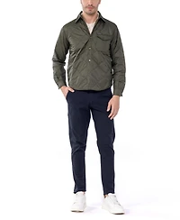 Members Only Men's Quilted Shirt Jacket