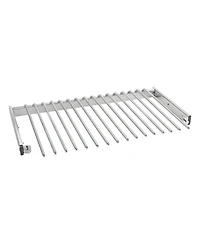 Rev-a-Shelf 30" Pullout Closet Wire Pant Rack for 16 Pairs, Chrome, Psc-3014CR