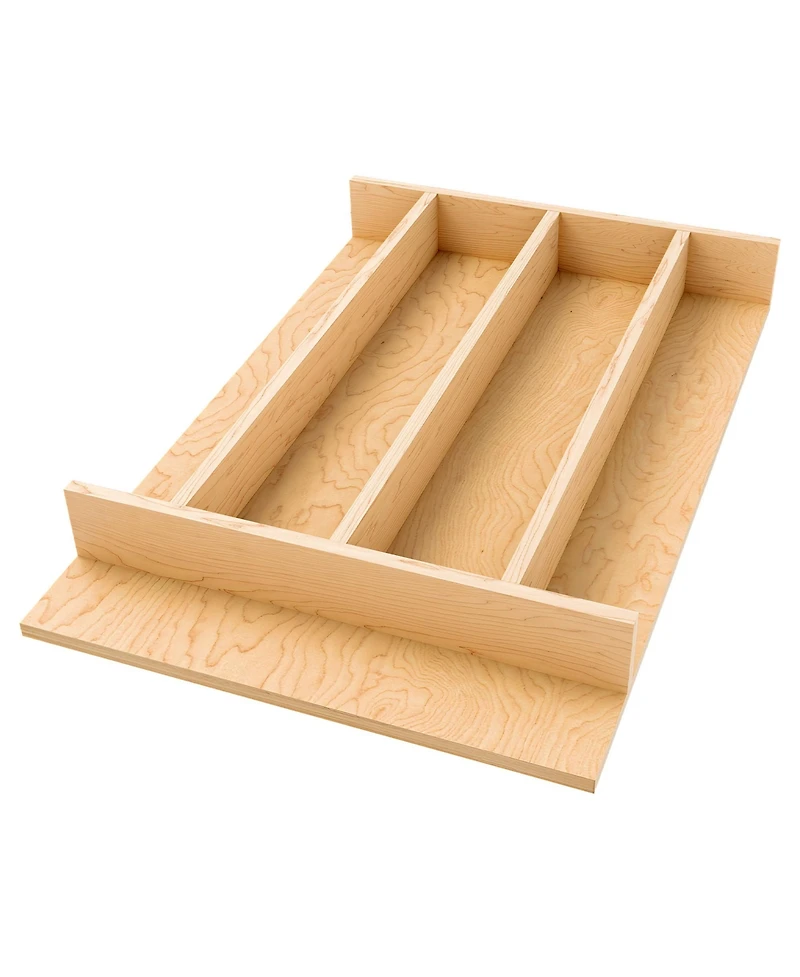 Rev-a-Shelf Natural Maple Right Size Utensil Drawer Insert, 13-1/4" x 19-1/2"