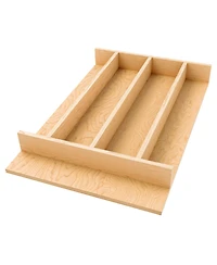Rev-a-Shelf Natural Maple Right Size Utensil Drawer Insert, 13-1/4" x 19-1/2"