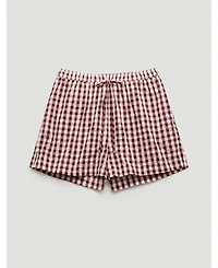 Hush Women's Ernie Gathered Gingham Beach Short