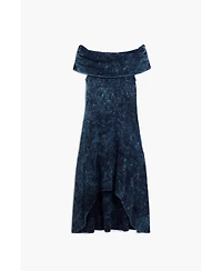 Desigual Women's Asymmetric Tie-Dye Dress