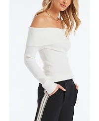 Bishop + Young Women's Bishop + Young Blaine Off Shoulders Sweater