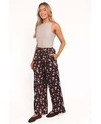 Petal and Pup Women's Calantha Wide Leg Pants - Fall Floral