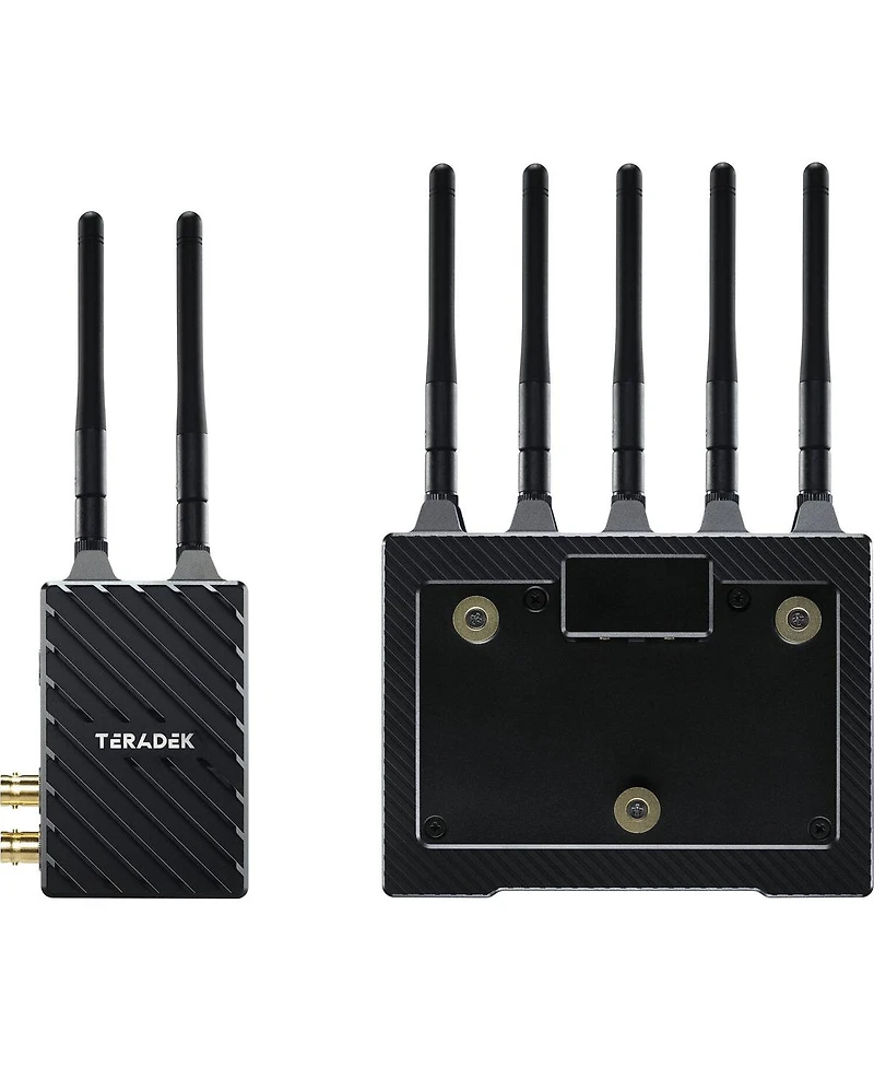 Teradek Bolt 4K Lt 3G-sdi Transmitter and 12G-sdi Receiver Deluxe Kit, 1500' Range, Gold Mount