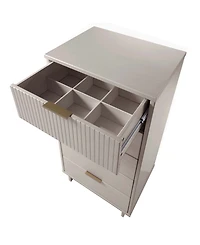 Manhattan Comfort Granville 24" Solid Wood 5-Drawer Chest