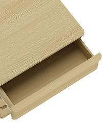 Manhattan Comfort Molly 3-Drawer Wood Nightstand, Set of 2