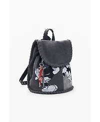 Desigual Women's Medium denim backpack Mickey Mouse