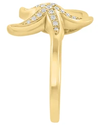 Effy Collection Multi-Gemstone And Diamond (1/10 ct. t.w.) Ring in 14k Yellow Gold