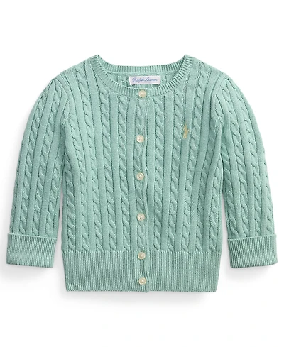 Polo Ralph Lauren Baby Girls' Crewneck Cardigan