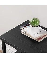 gaomon 3-Drawer Solid Steel Frame for Tvs up to 55" Modern TV Cabinet Lowboard with Open Shelves