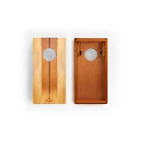 Elakai 1ft x 2ft Woody Compact Travel Cornhole Board Set