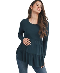 Hello Miz Maternity Long Sleeve Empire Waist Top