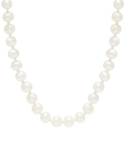 Honora White Cultured Freshwater Pearl 5 6mm Necklace In 14k Yellow Gold Collection