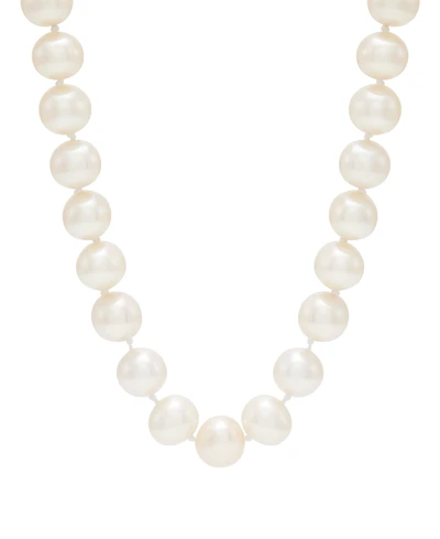 Honora White Cultured Freshwater Pearl (7-8mm) Necklace in 14k Yellow Gold