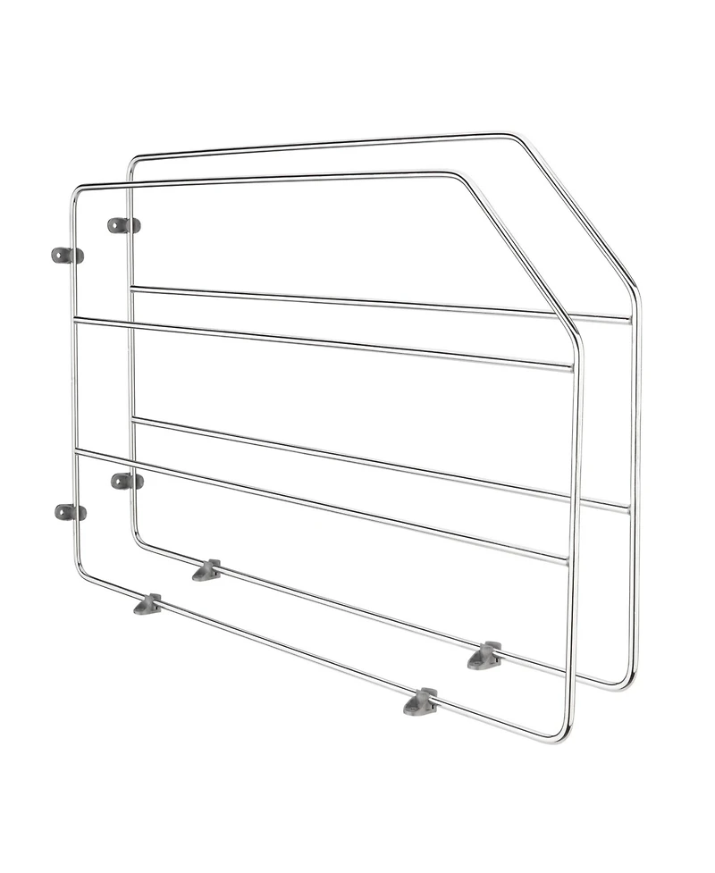 Rev-a-Shelf 12" Kitchen Cabinet Baking Sheet Organizer, Chrome, 597-12CR-2-1