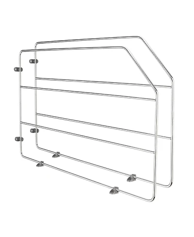 Rev-a-Shelf 12" Kitchen Cabinet Baking Sheet Organizer, Chrome, 597-12CR-2-1