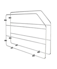 Rev-a-Shelf 12" Kitchen Cabinet Baking Sheet Organizer, Chrome, 597-12CR-2-1