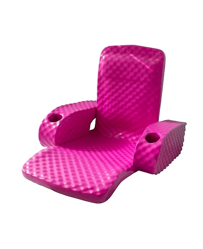 Trc Recreation Folding Baja Chair Swimming Pool Float Armchair, Flamingo Pink