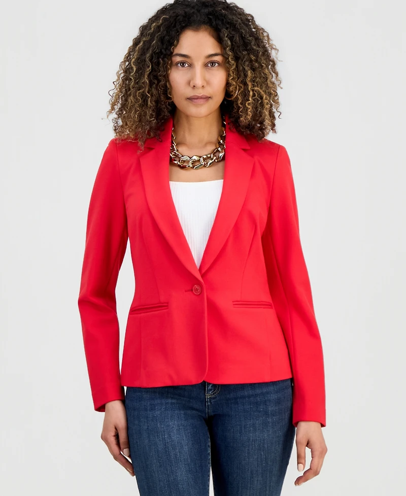 I.n.c. International Concepts Petite Ponte Blazer, Created for Macy's