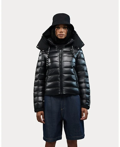 Alpenhaus Women's Rousset Lightweight Cinched Puffer Jacket with Contrast Detailing