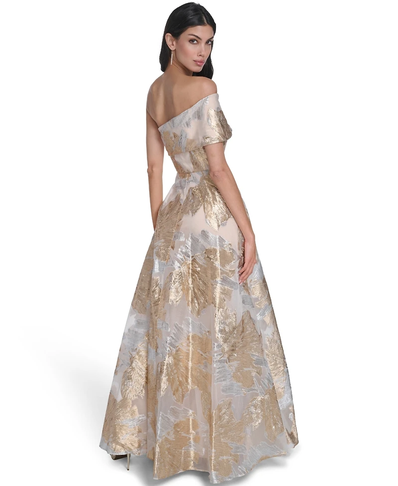 Eliza J Women's One-Shoulder Ball Gown