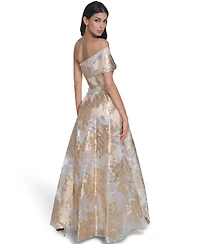 Eliza J Women's One-Shoulder Ball Gown