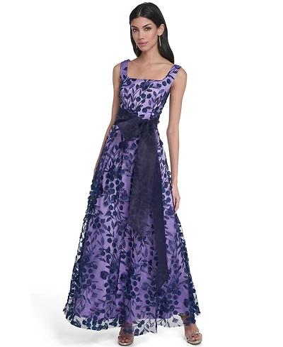 Eliza J Women's Square Neck Ball Gown