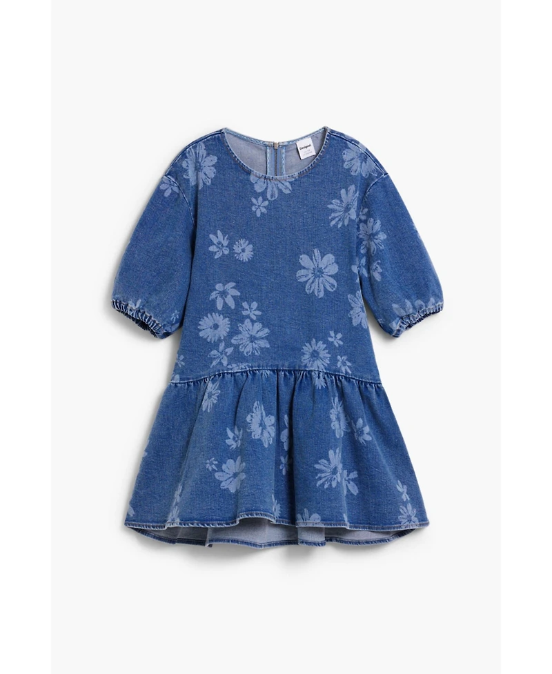 Desigual Girls Girls's Denim dress with flowers