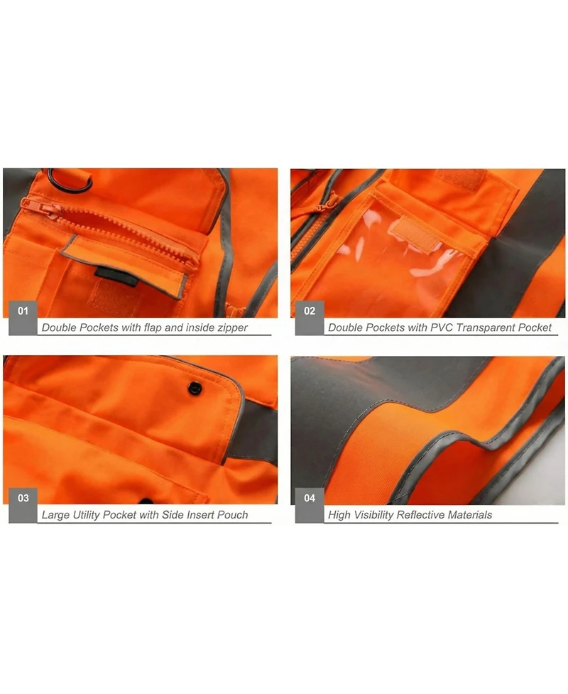 G & F Products Reflective Safety Vest