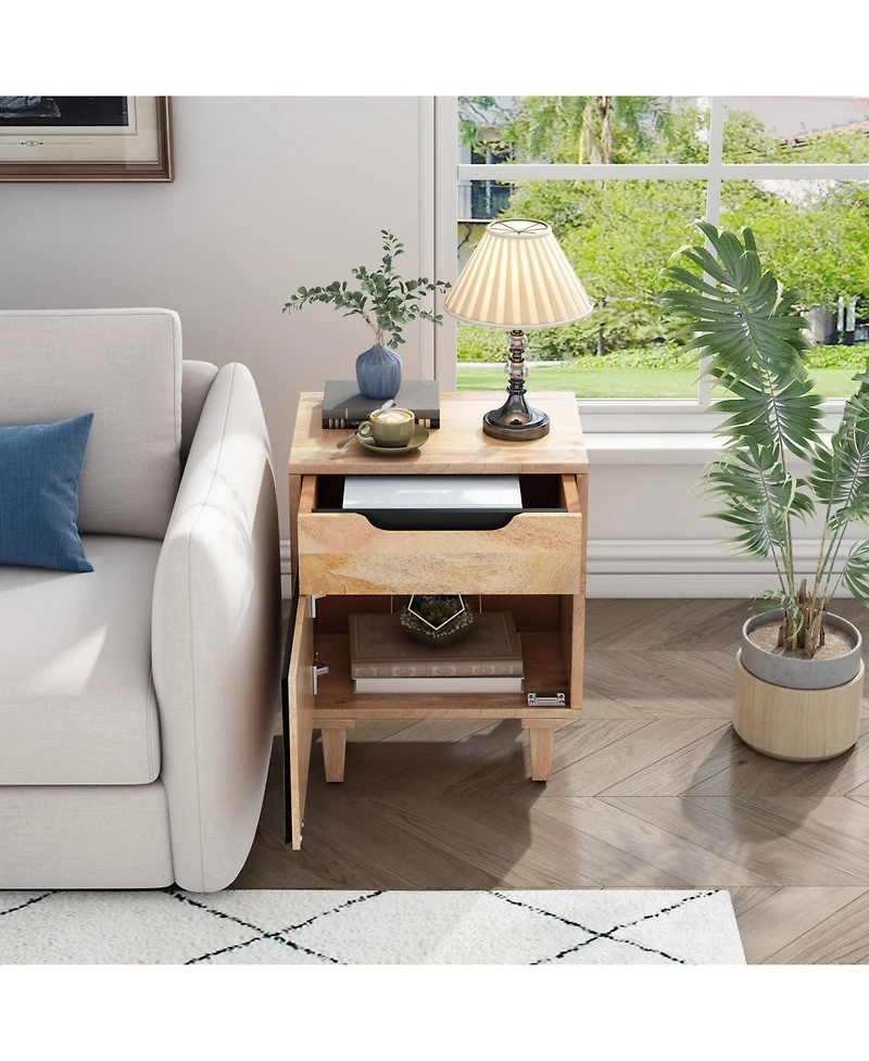 Streamdale Furniture Wood Nightstand